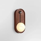Alabaster Odis Spherical Wall Lamp