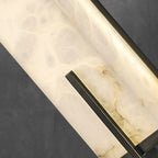 Alabaster Rectangle Calliope Wall Sconce