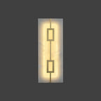 Alabaster Square Rectangular Wall Light
