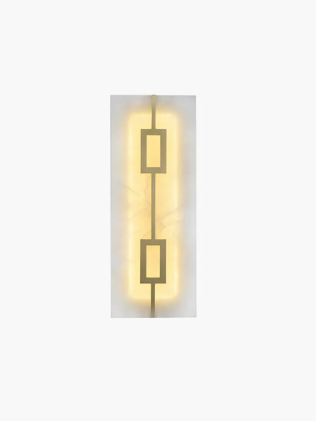 Alabaster Square Rectangular Wall Light