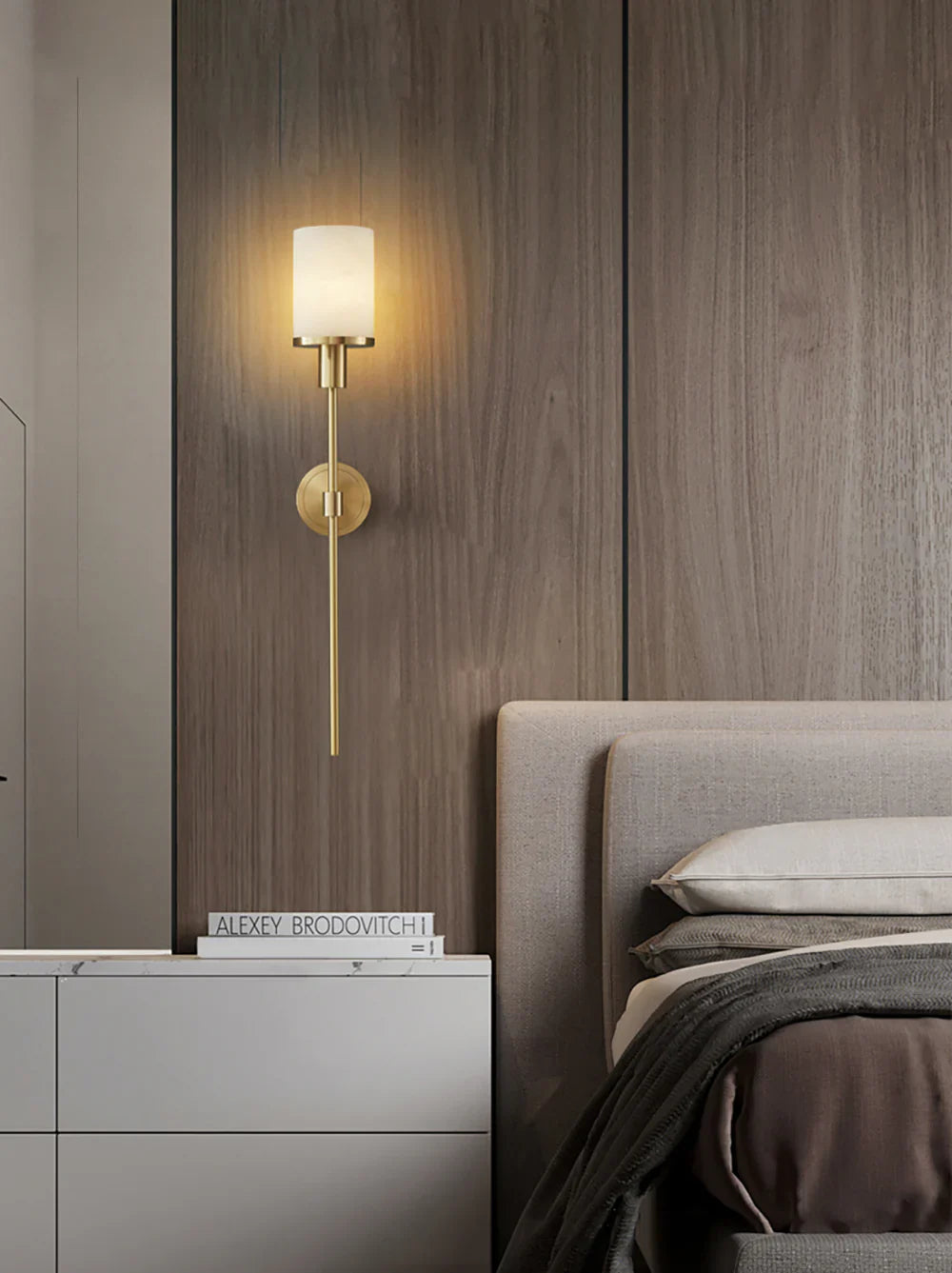 Alabaster Tracie Luxury Wall Sconce