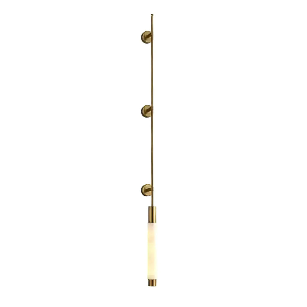 Alabaster Verita Column Wall Sconce