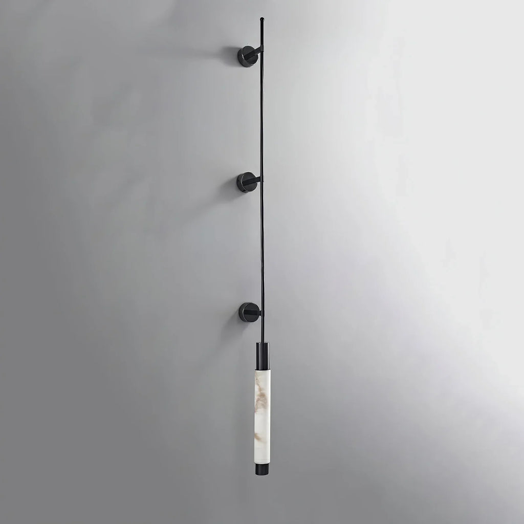 Alabaster Verita Column Wall Sconce