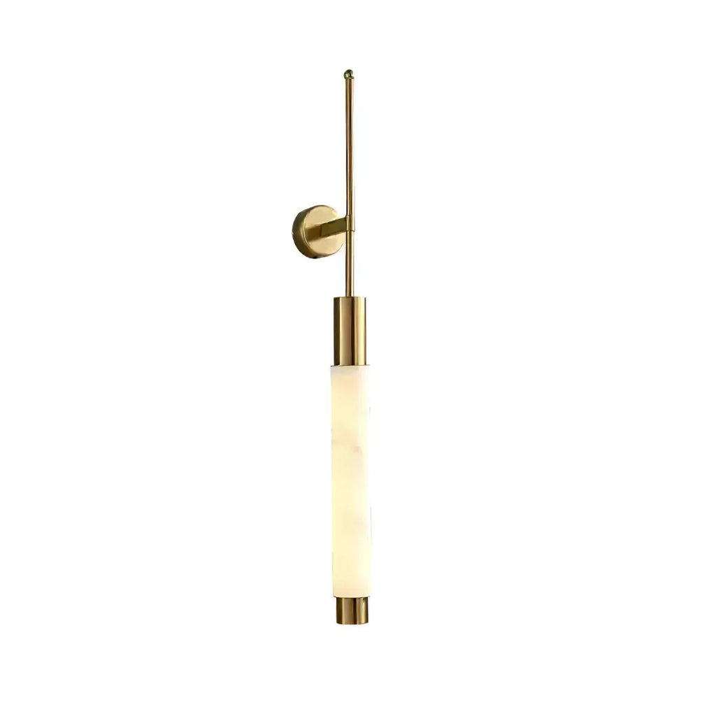 Alabaster Verita Column Wall Sconce