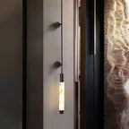 Alabaster Verita Column Wall Sconce