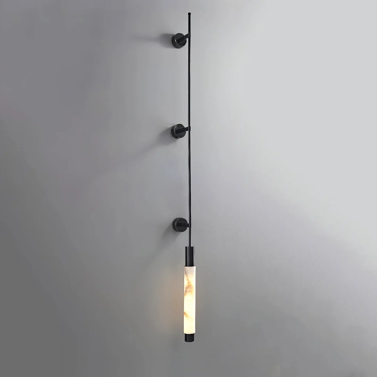 Alabaster Verita Column Wall Sconce