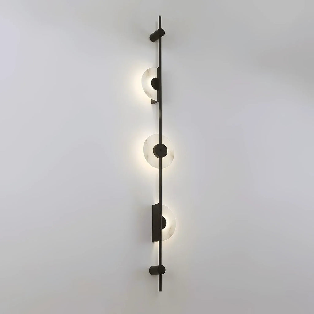 Alabaster Vertical Wall Sconce