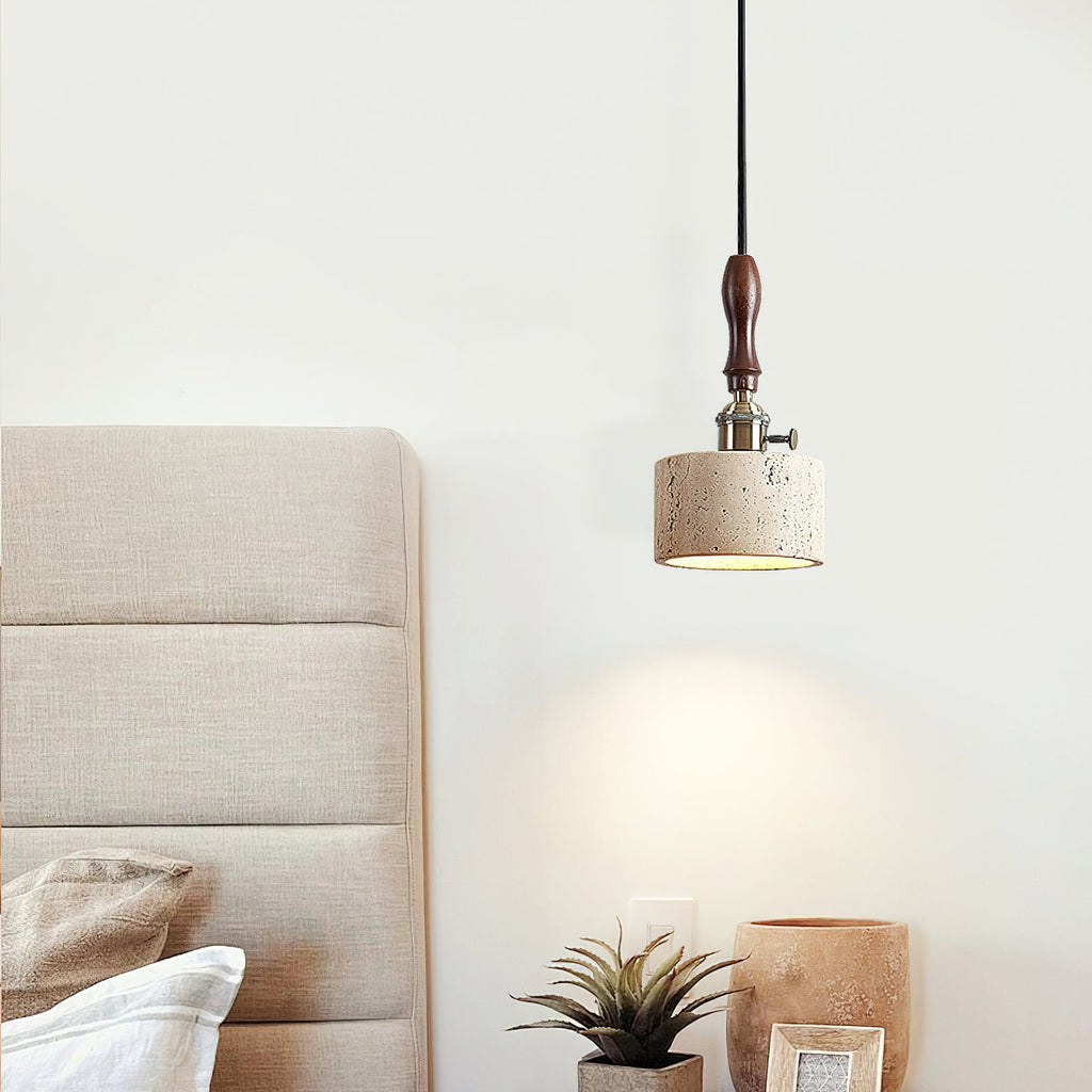 Alagusmo Travertine Pendant Light