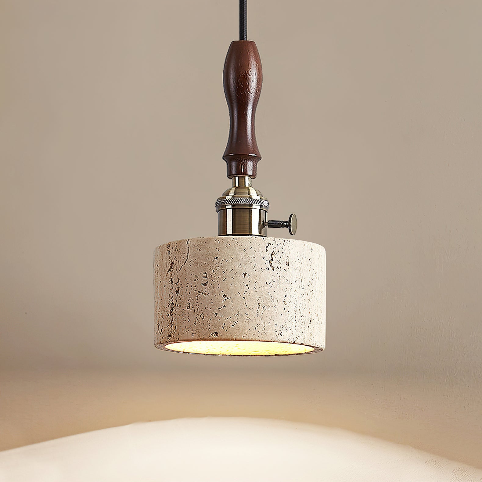 Alagusmo Travertine Pendant Light