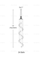 Alliyana Ball Drop Chandelier