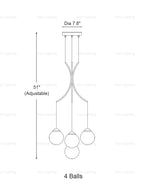 Alliyana Ball Drop Chandelier