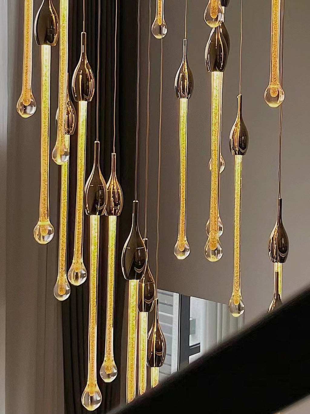 Allure Raindrop Shapes Chandelier