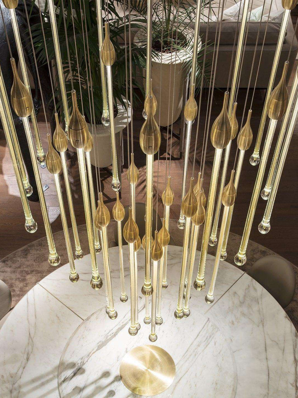 Allure Raindrop Shapes Chandelier
