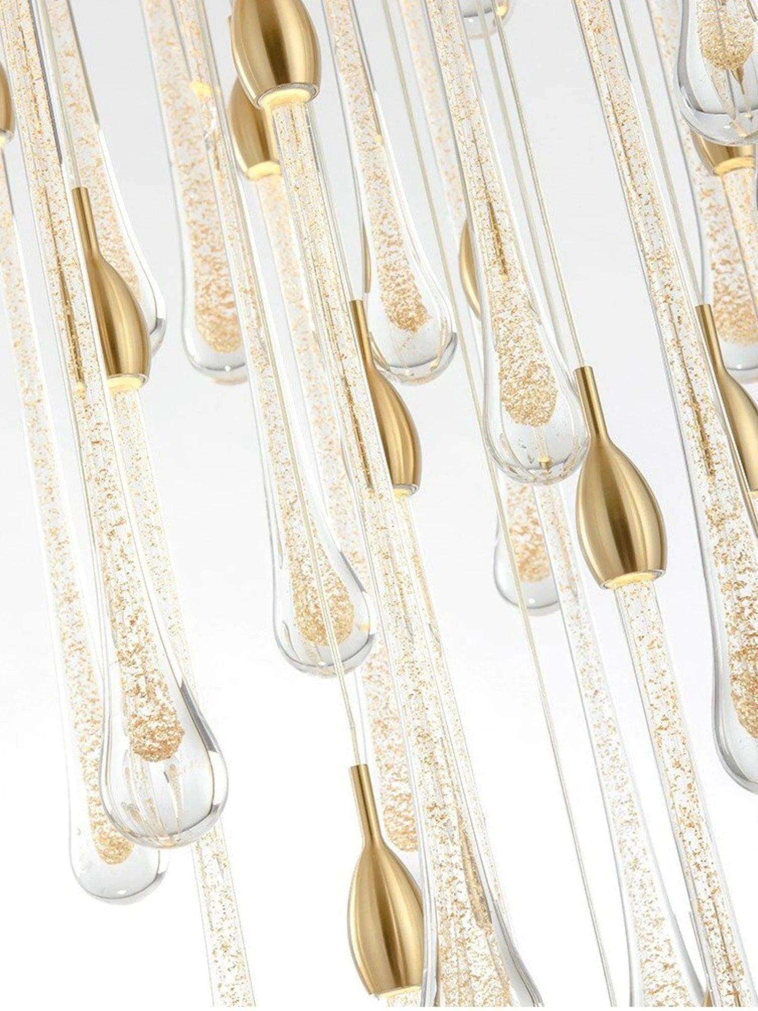 Allure Raindrop Shapes Chandelier
