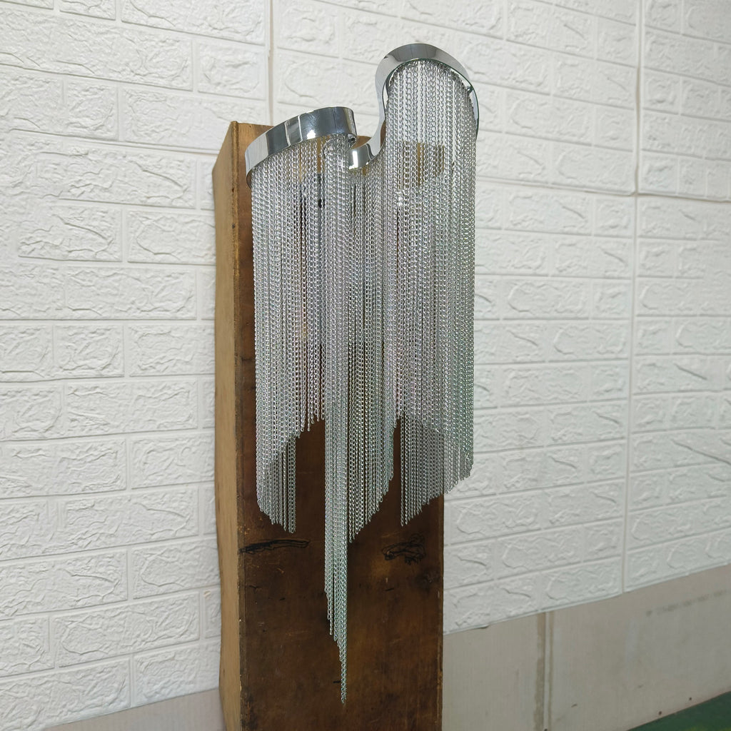 Aluminum Chain Tassel Wall Sconce