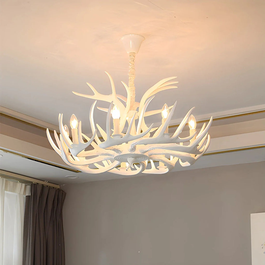 Antler Shape Resin Chandelier for Living Room