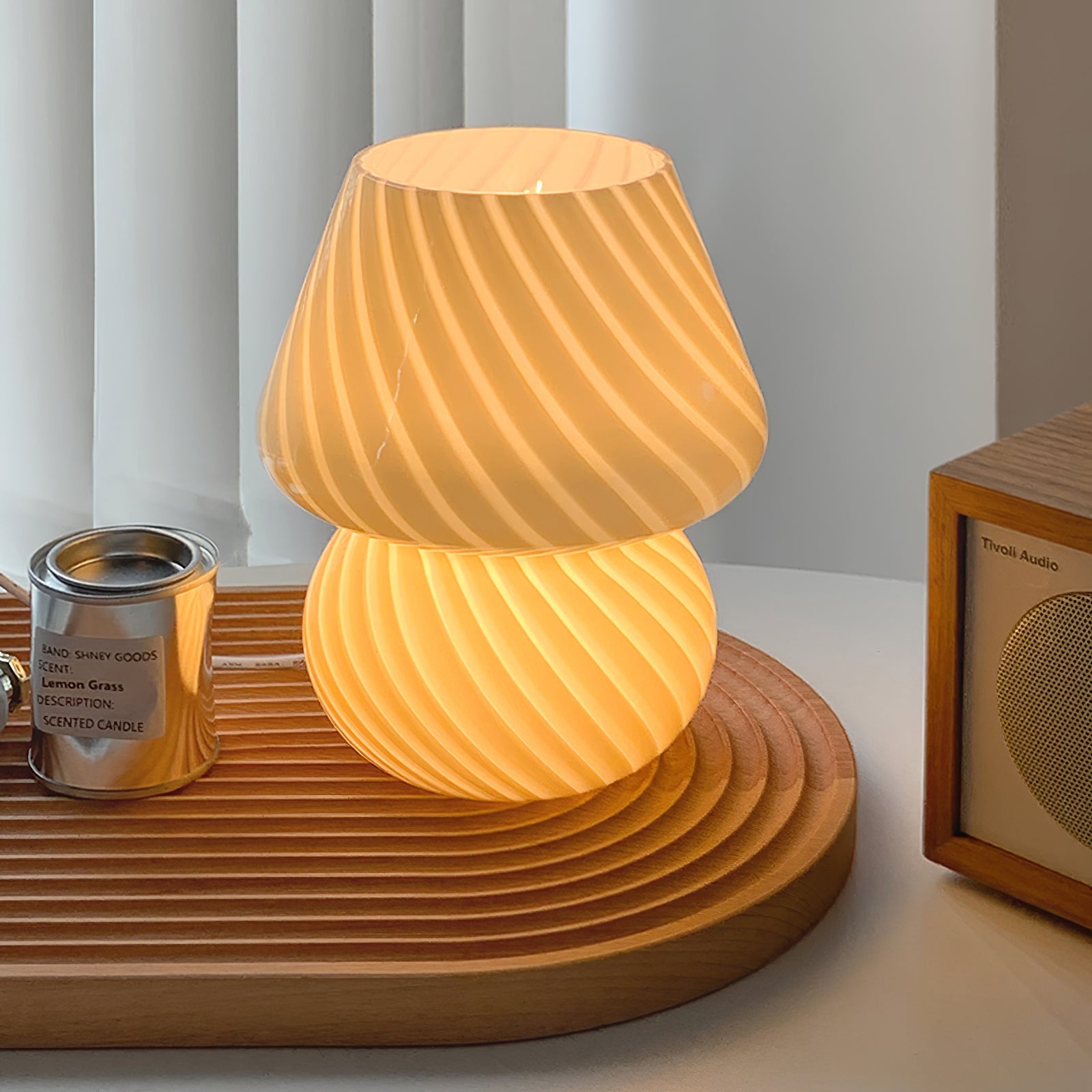 Ansel Glass Table Lamp