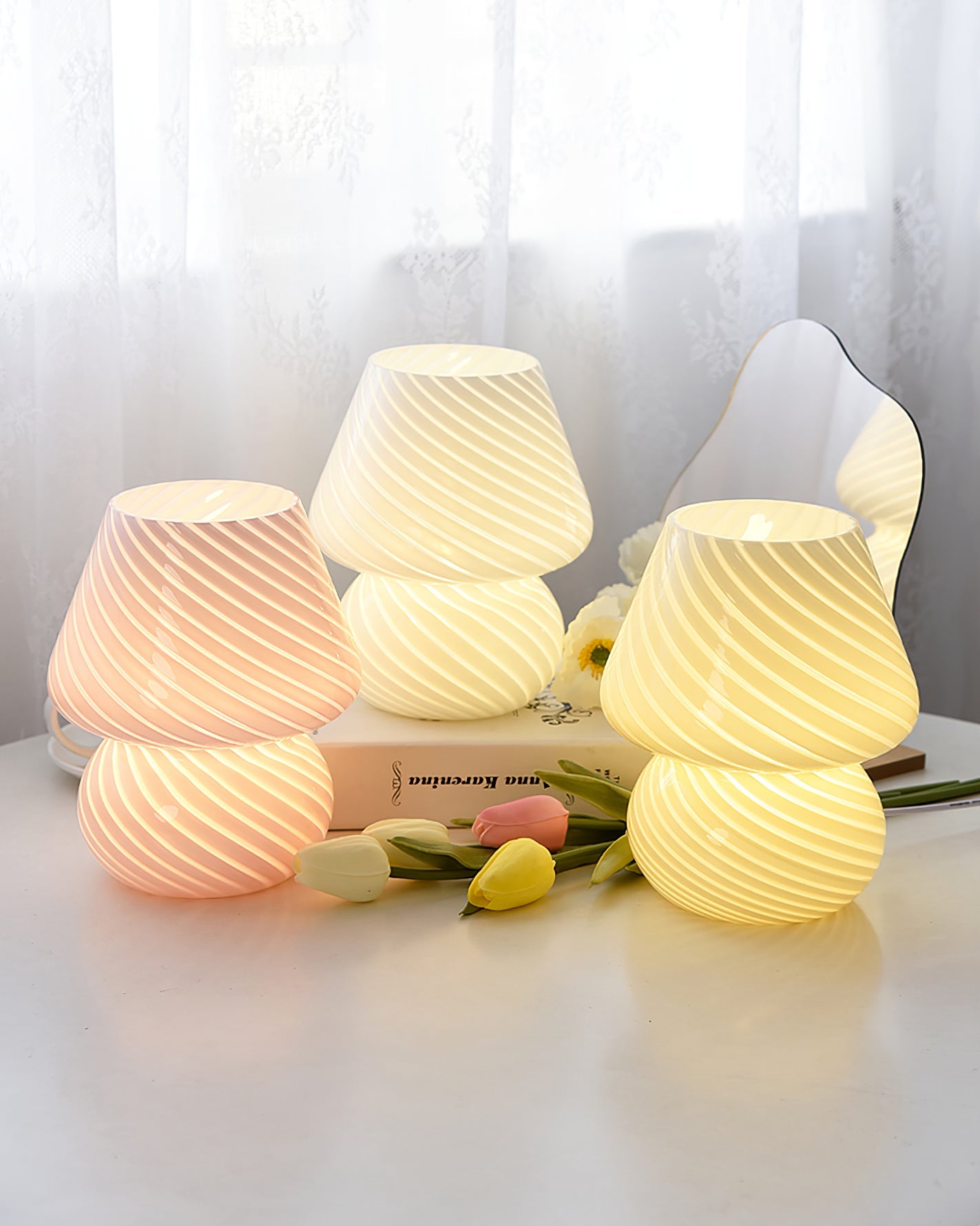 Ansel Glass Table Lamp