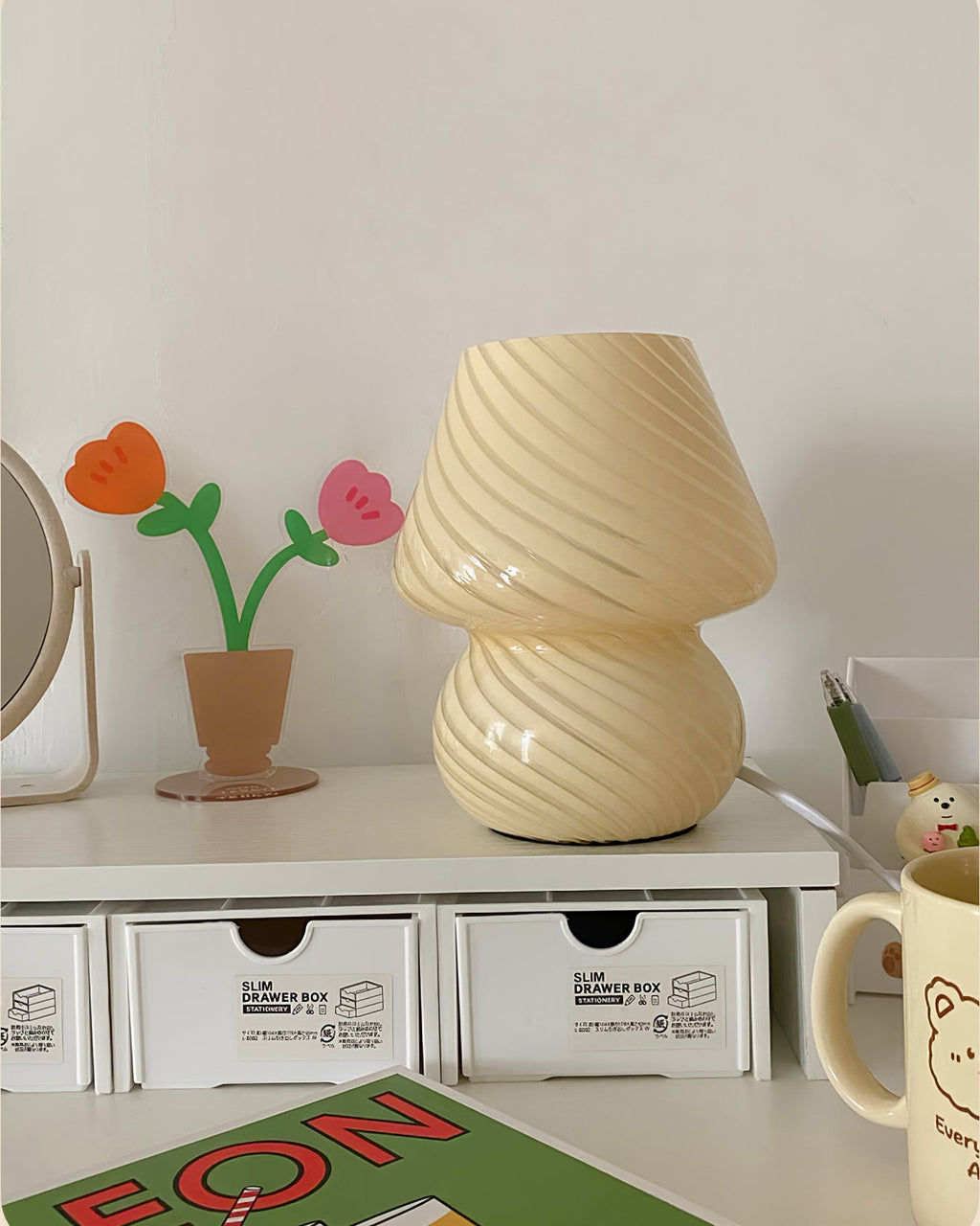 Ansel Glass Table Lamp