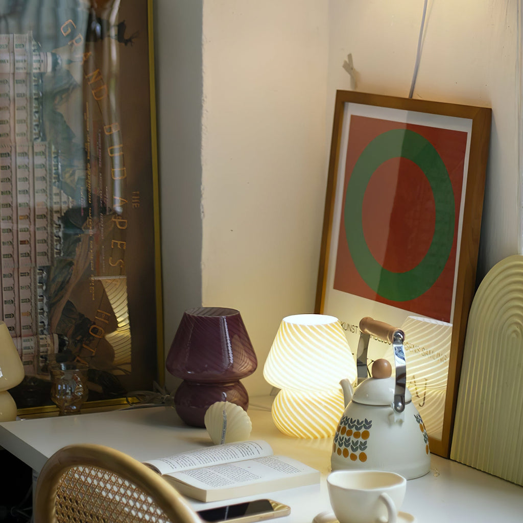 Ansel Glass Table Lamp