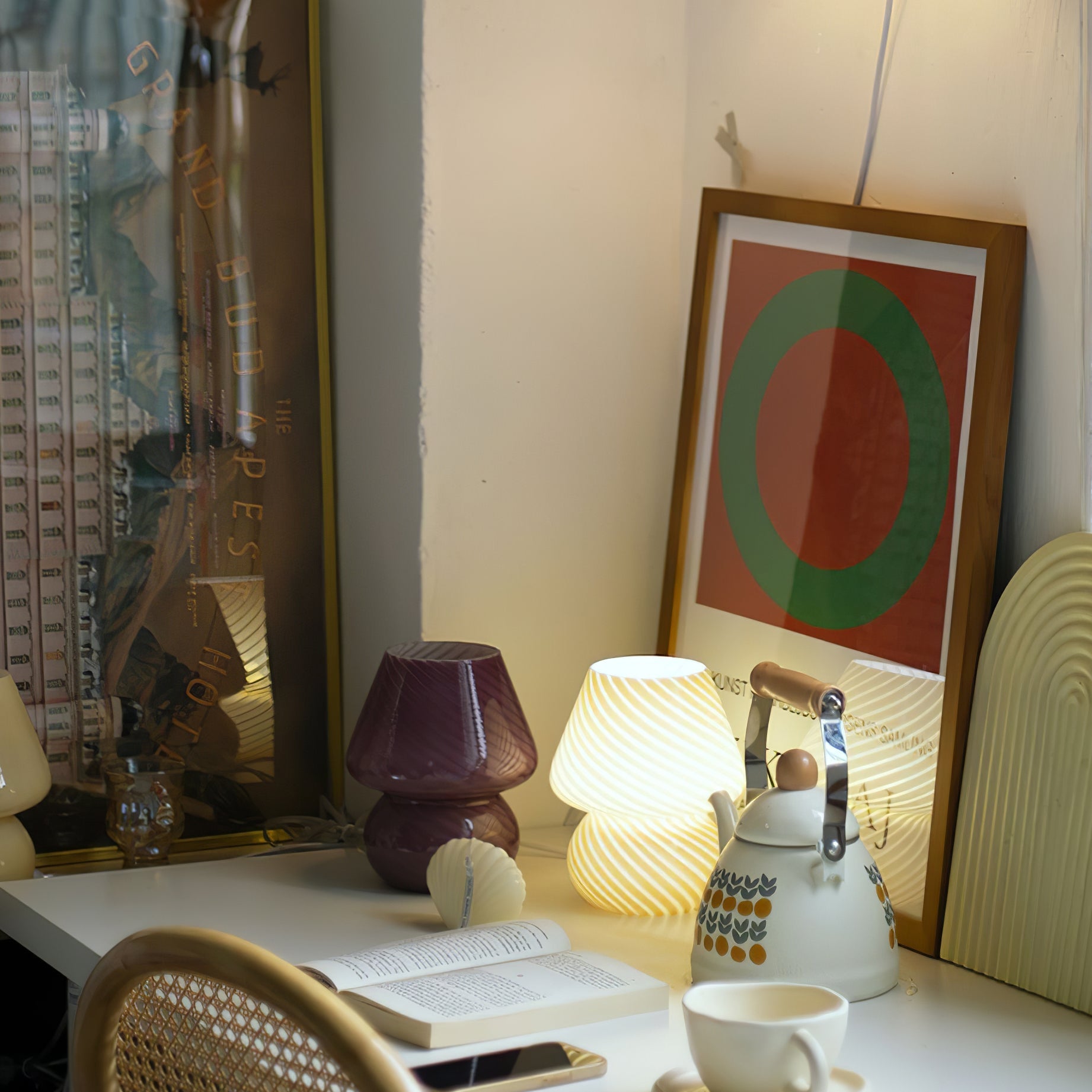 Ansel Glass Table Lamp