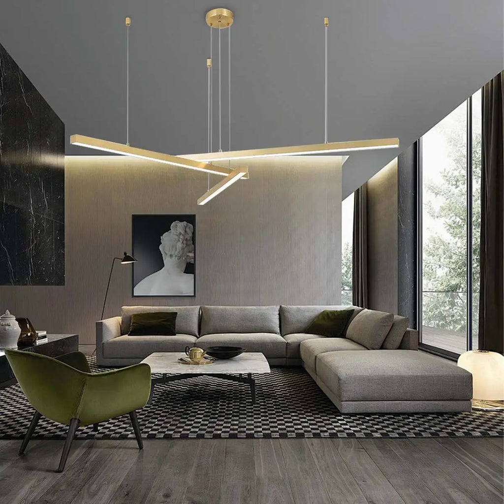 Multi Light Sticks LED Chandelier for Living Room