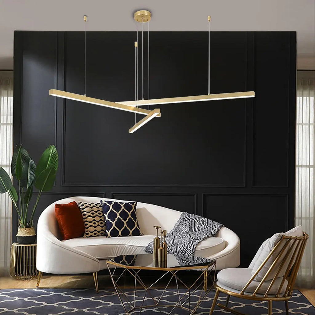 Multi Light Sticks LED Chandelier for Living Room