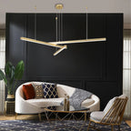 Multi Light Sticks LED Chandelier for Living Room