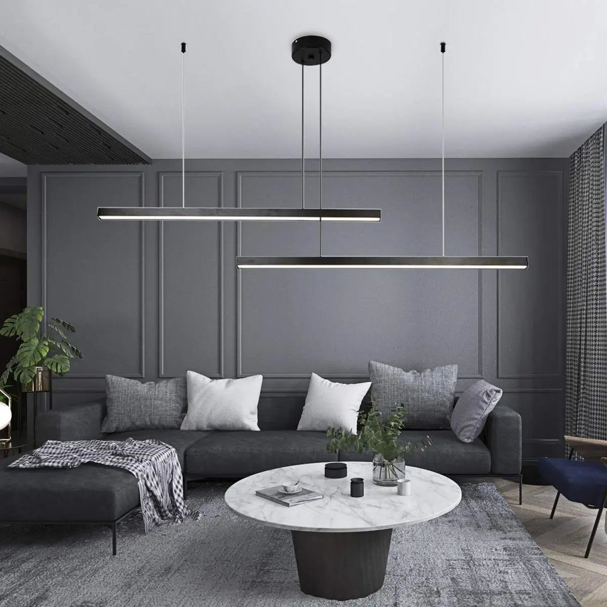 Multi Light Sticks LED Chandelier for Living Room