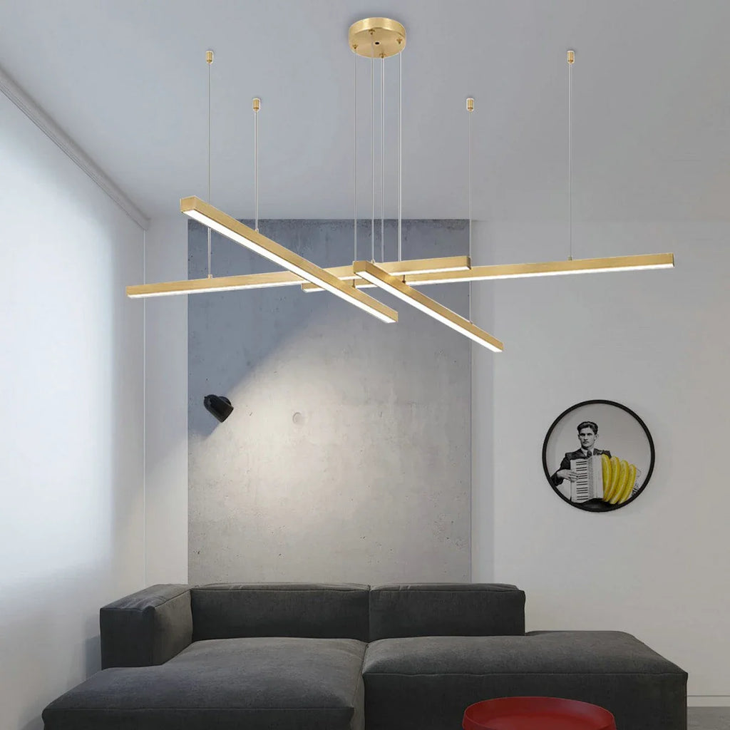 Multi Light Sticks LED Chandelier for Living Room