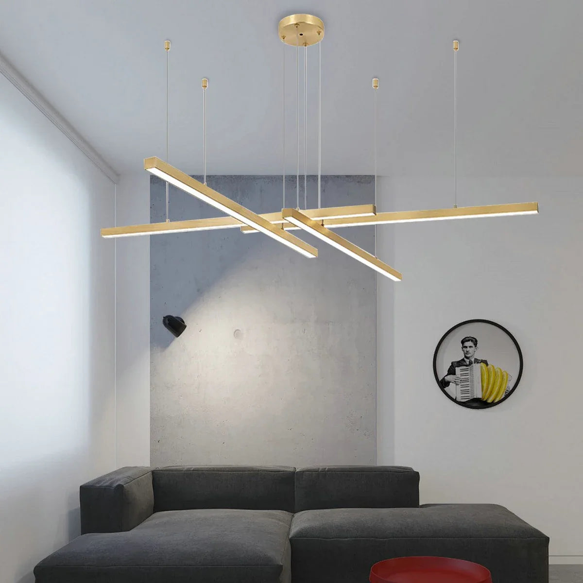Multi Light Sticks LED Chandelier for Living Room