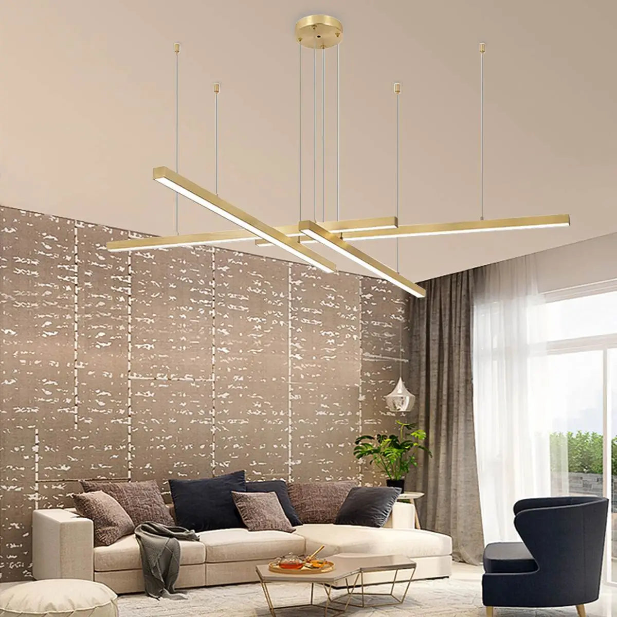 Multi Light Sticks LED Chandelier for Living Room