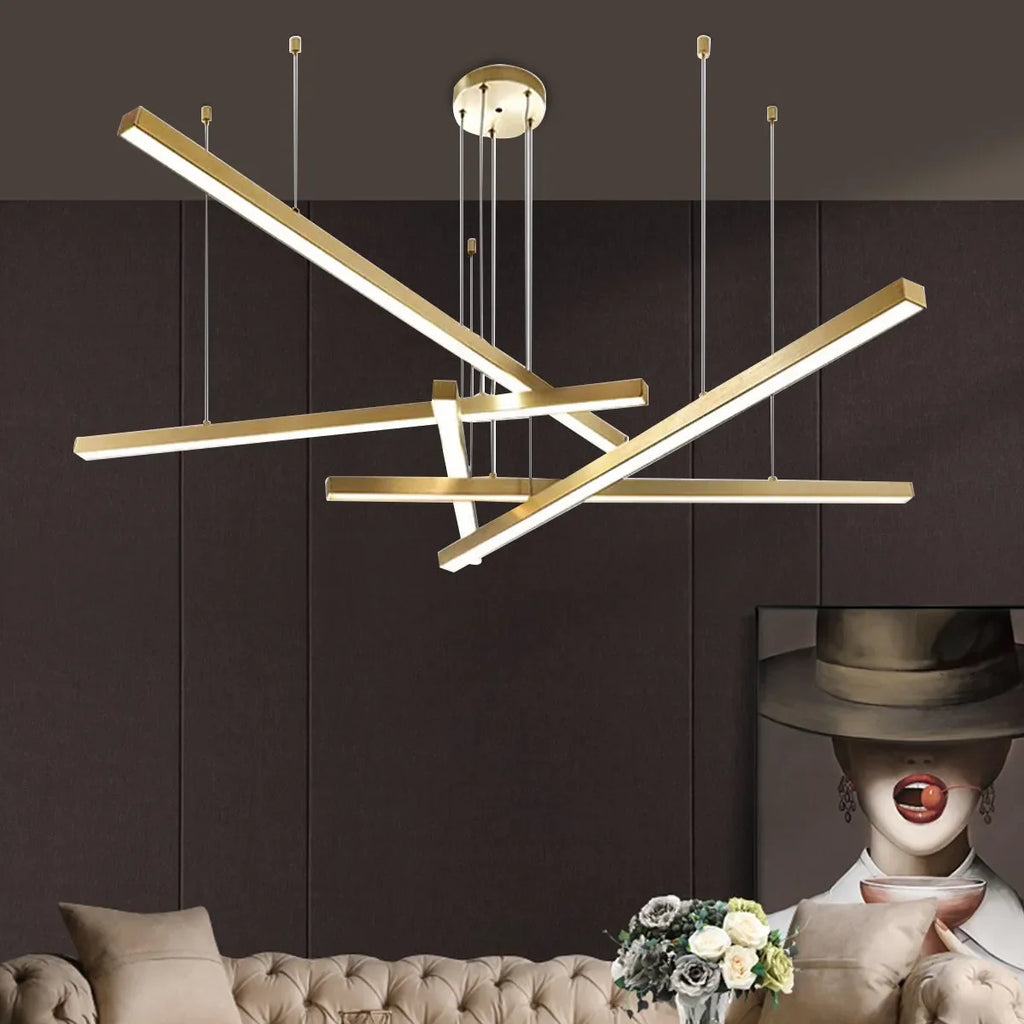 Multi Light Sticks LED Chandelier for Living Room