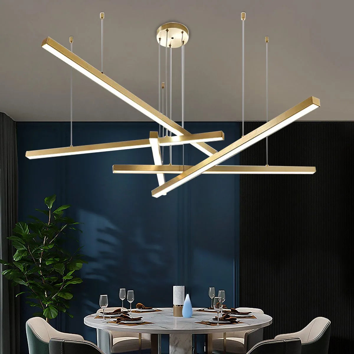 Multi Light Sticks LED Chandelier for Living Room