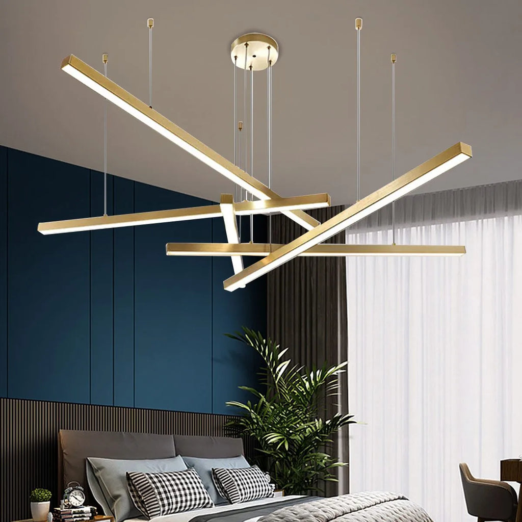 Multi Light Sticks LED Chandelier for Living Room