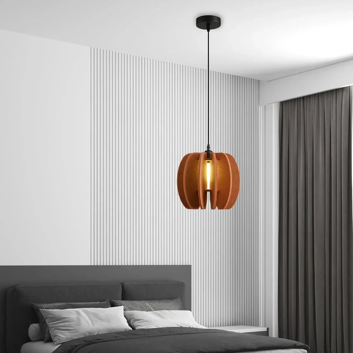 Circular Arc Piece Acoustic Pendant Light