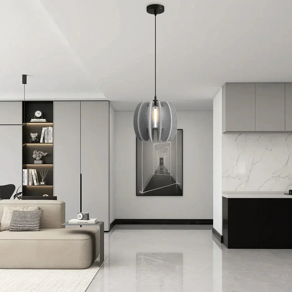 Circular Arc Piece Acoustic Pendant Light