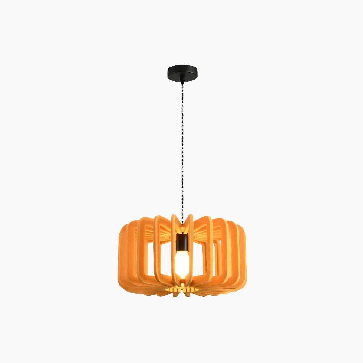 Column Shaped Birdcage Acoustic Pendant Light