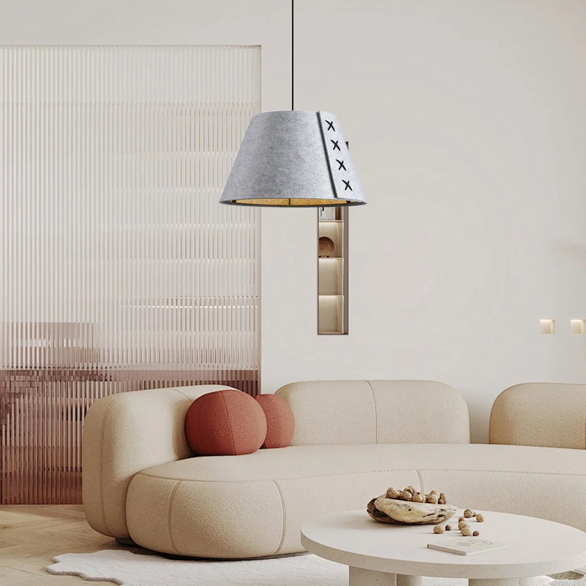 Modern Sound Absorbing Felt Pendant Light