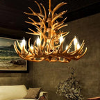 Antler Shape Resin Chandelier for Living Room