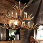 Antler Shape Resin Chandelier for Living Room