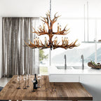 Antler Shape Resin Chandelier for Living Room