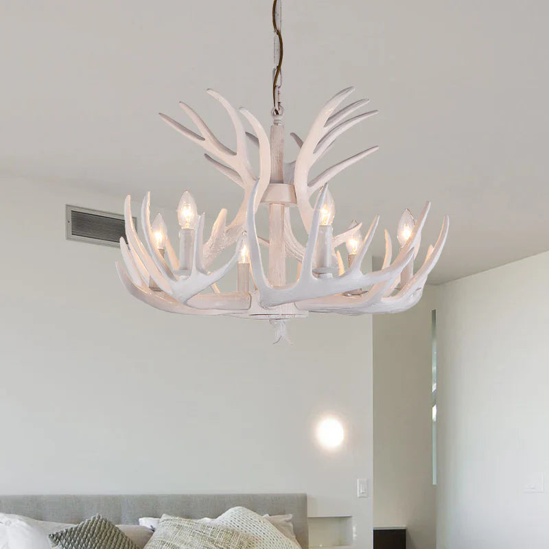 Antler Shape Resin Chandelier for Living Room