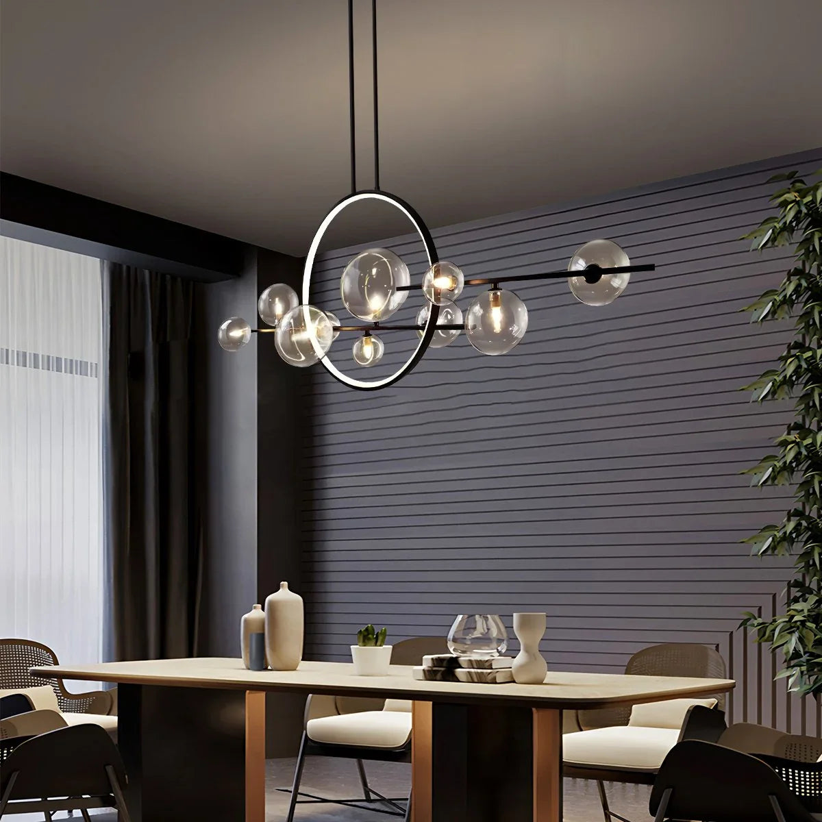 Archipelago Modern Glass Ball Chandelier