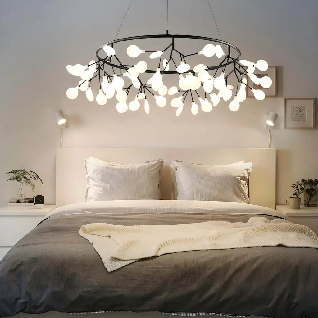 Black Firefly LED Chandelier
