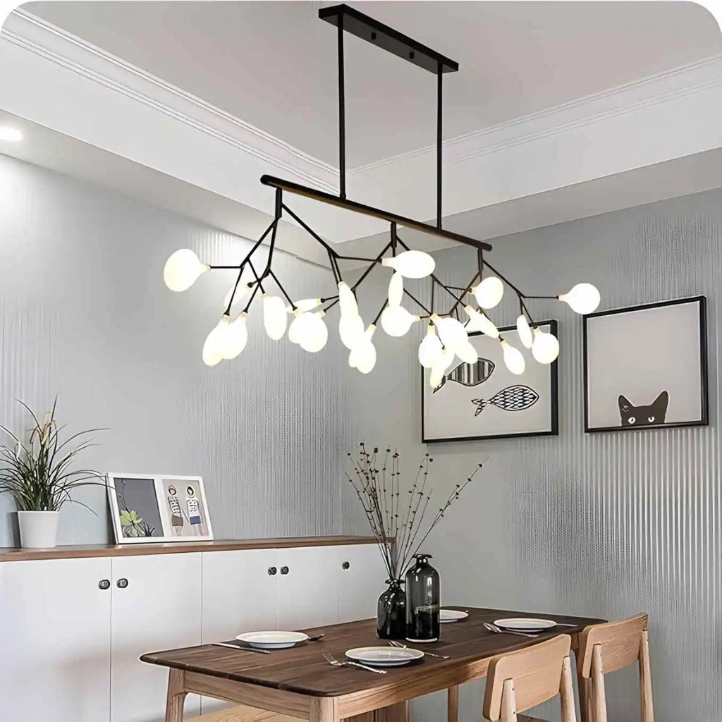 Black Firefly LED Chandelier
