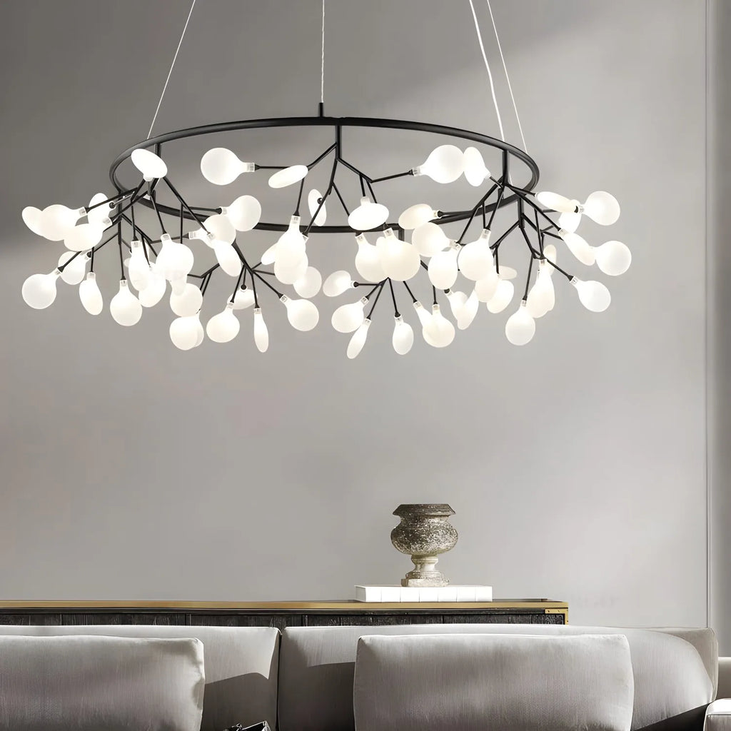 Black Firefly LED Chandelier