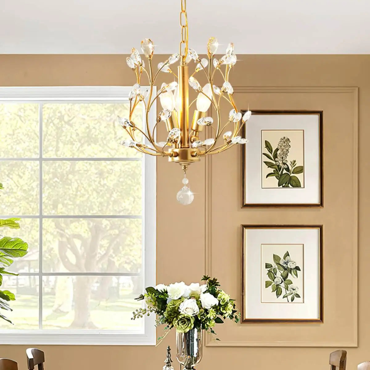 Branch Crystal Chandelier for Living Room