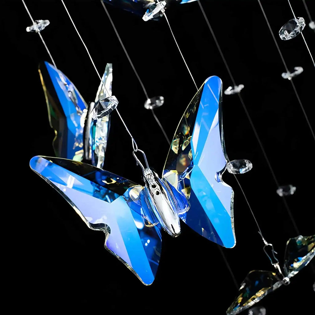 Butterfly Chandelier Hanging Lights for Staircase