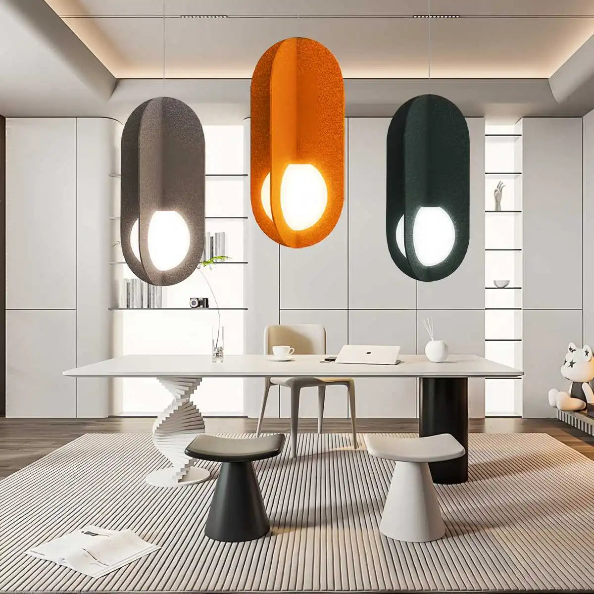 Carambola Acoustic Pendant Light for Dining Area